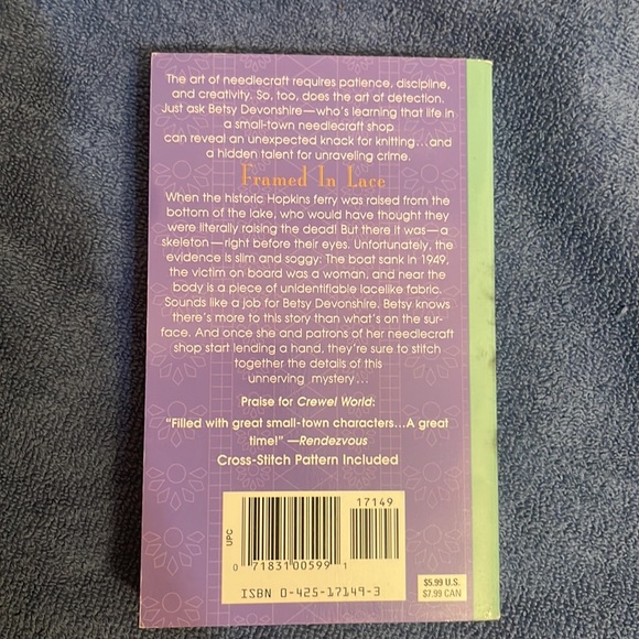 Framed in Lace paperback book by Monica Ferris - Picture 2 of 6